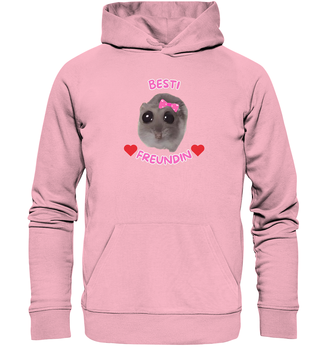 Besti Freundin Hamsti - Organic Hoodie