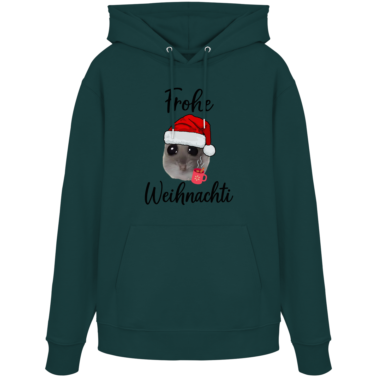 Frohe Weihnachti Hamsti - Organic Hoodie