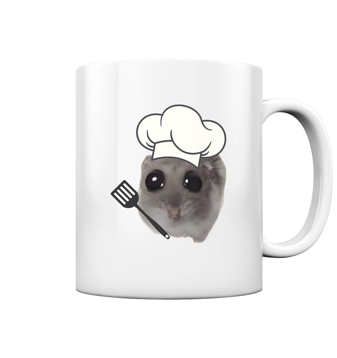 Koch Hamsti - Tasse glossy (einseitiger Druck)