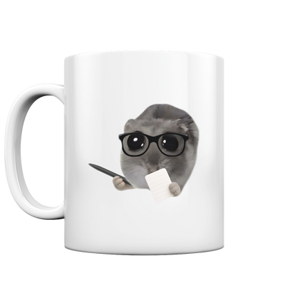 Therapeuti Hamsti mit Notizblock - Tasse glossy