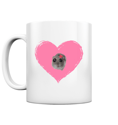 Herz Hamsti - Tasse glossy