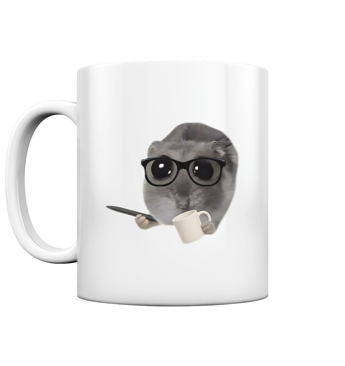Therapeuti Hamsti mit Tasse - Tasse glossy