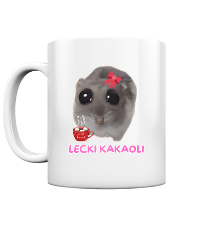 Lecki Kakaoli Hamsti mit Schleife - Tasse glossy