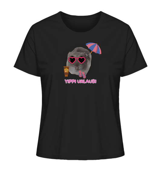 Yippi Urlaubi Hamsti - Ladies Organic Shirt