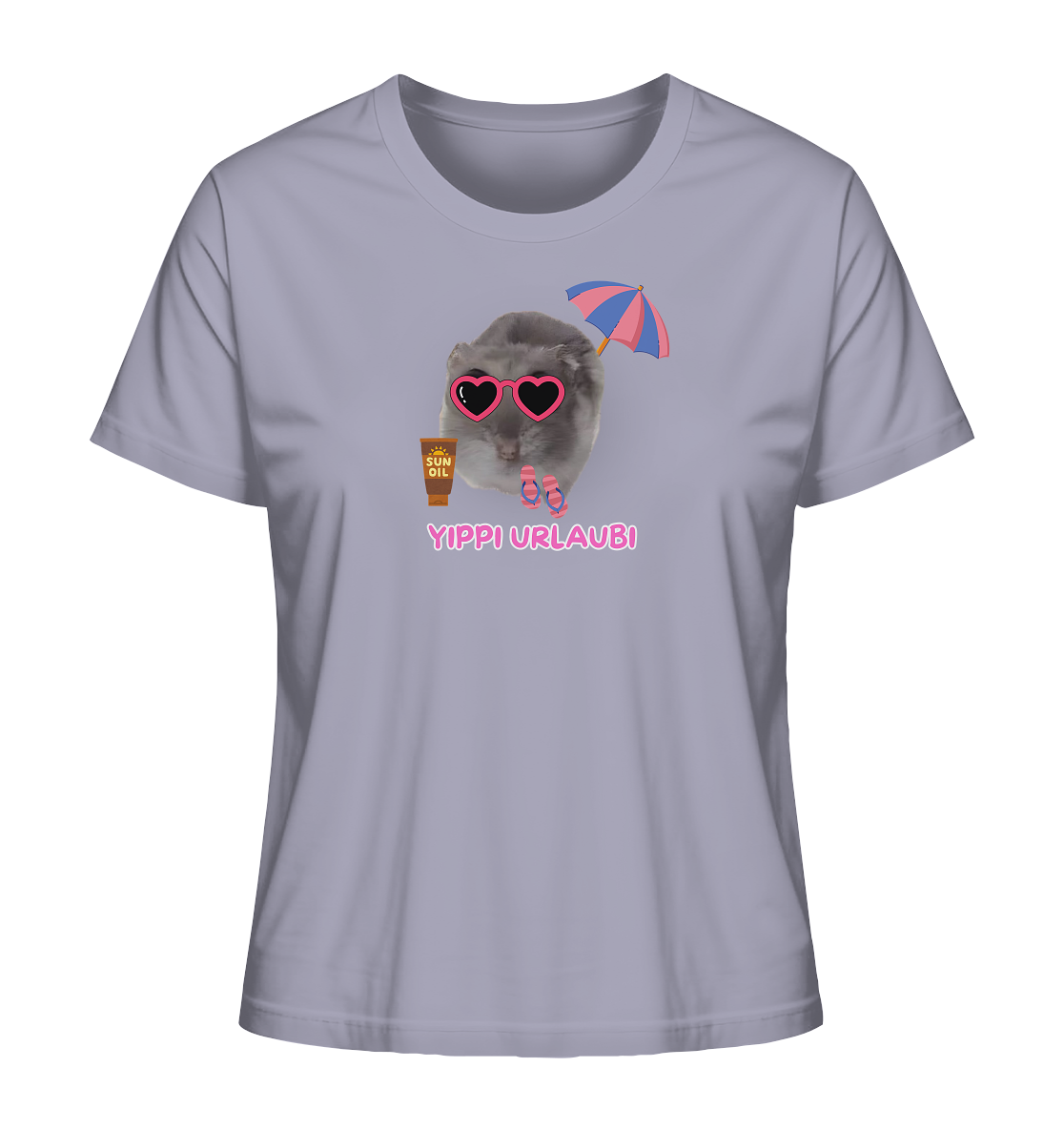 Yippi Urlaubi Hamsti - Ladies Organic Shirt