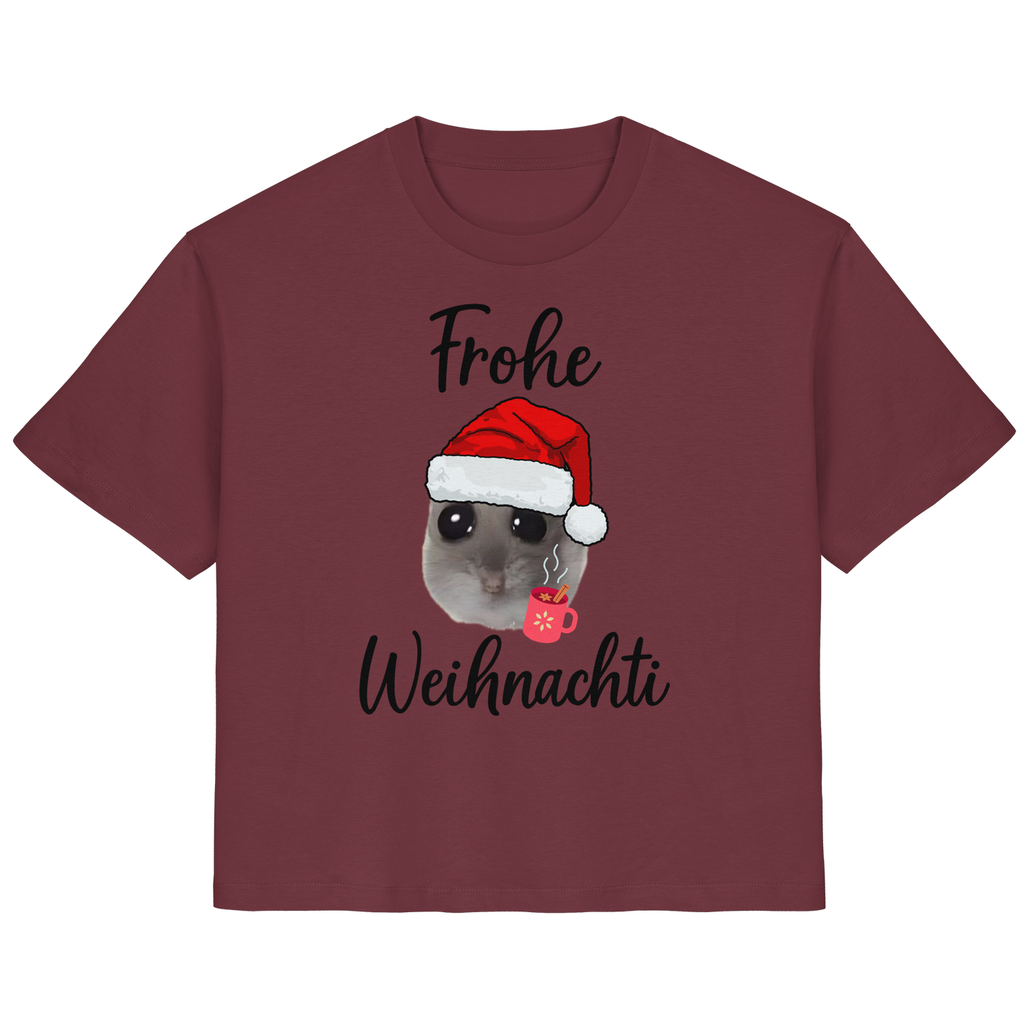 Frohe Weihnachti Hamsti - Ladies Organic Shirt