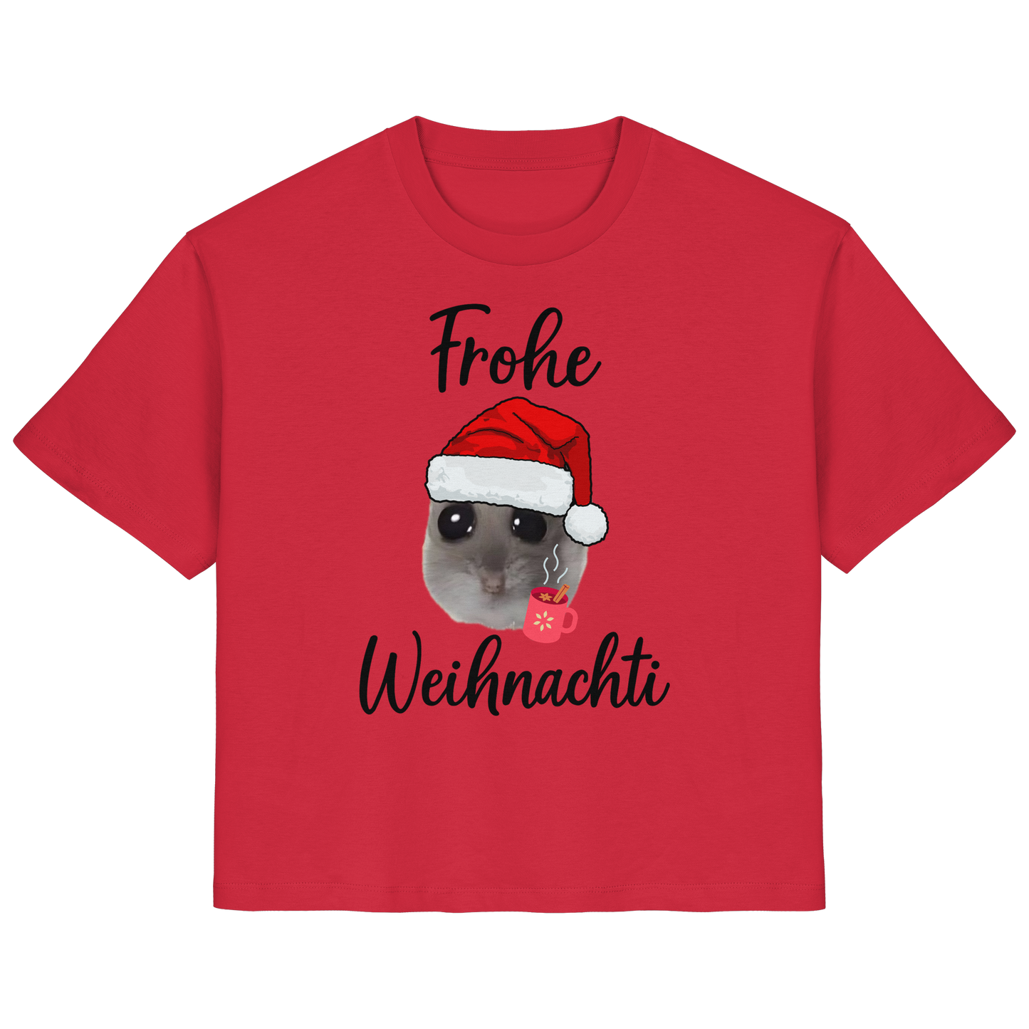 Frohe Weihnachti Hamsti - Ladies Organic Shirt
