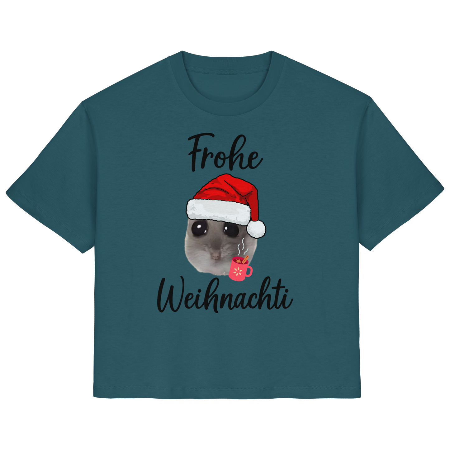 Frohe Weihnachti Hamsti - Ladies Organic Shirt