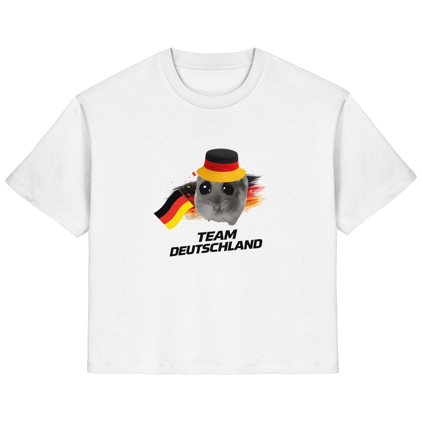 Hamsti Team Deutschland Fan Shirti - Ladies Organic Shirt
