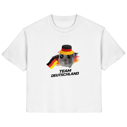 Hamsti Team Deutschland Fan Shirti - Ladies Organic Shirt