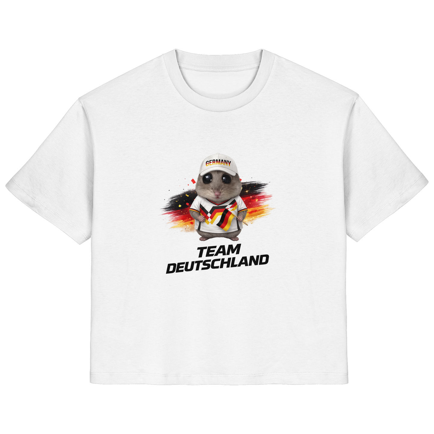 Hamsti - Team Deutschland Fan Shirt - Ladies Organic Shirt