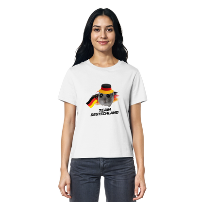 Hamsti Team Deutschland Fan Shirti - Ladies Organic Shirt