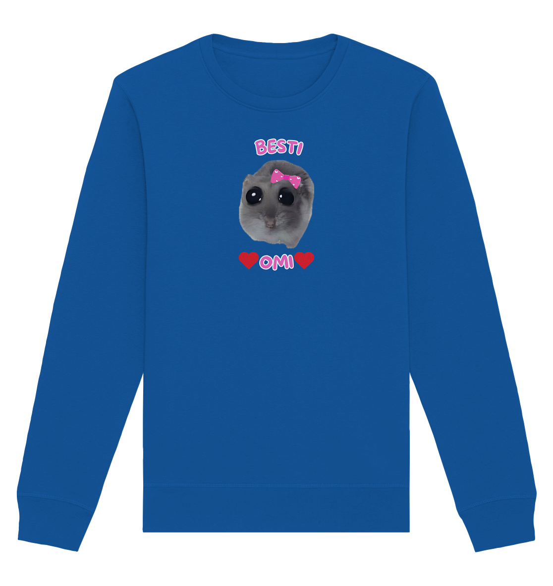 Besti Omi Hamsti - Organic Basic Unisex Sweatshirt