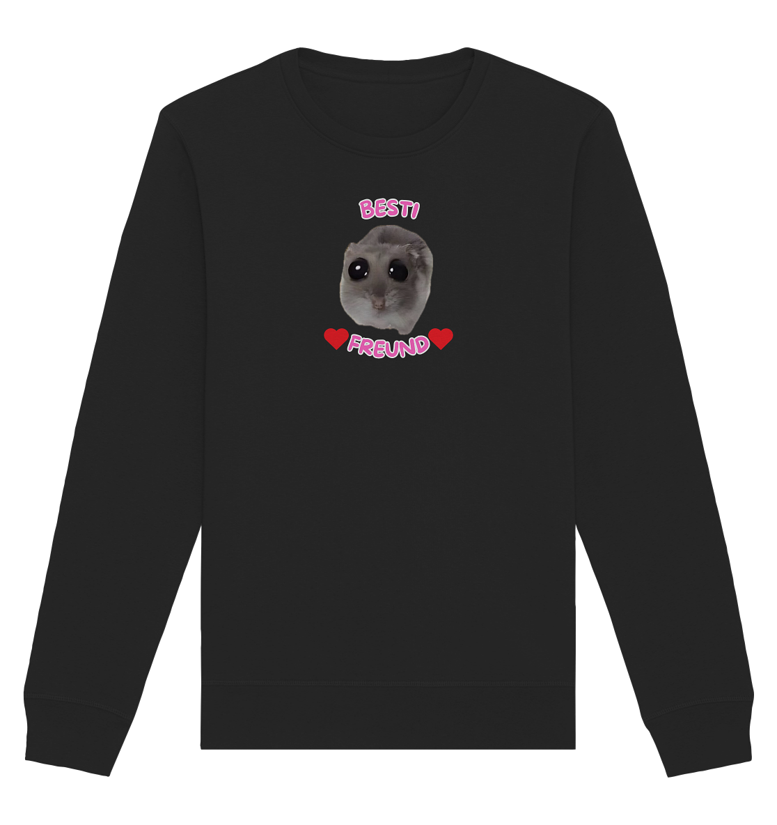 Besti Freund Hamsti - Organic Basic Unisex Sweatshirt
