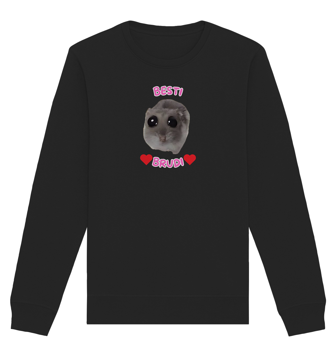 Besti Brudi Hamsti - Organic Basic Unisex Sweatshirt
