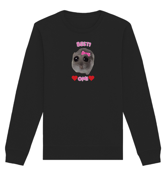 Besti Omi Hamsti - Organic Basic Unisex Sweatshirt