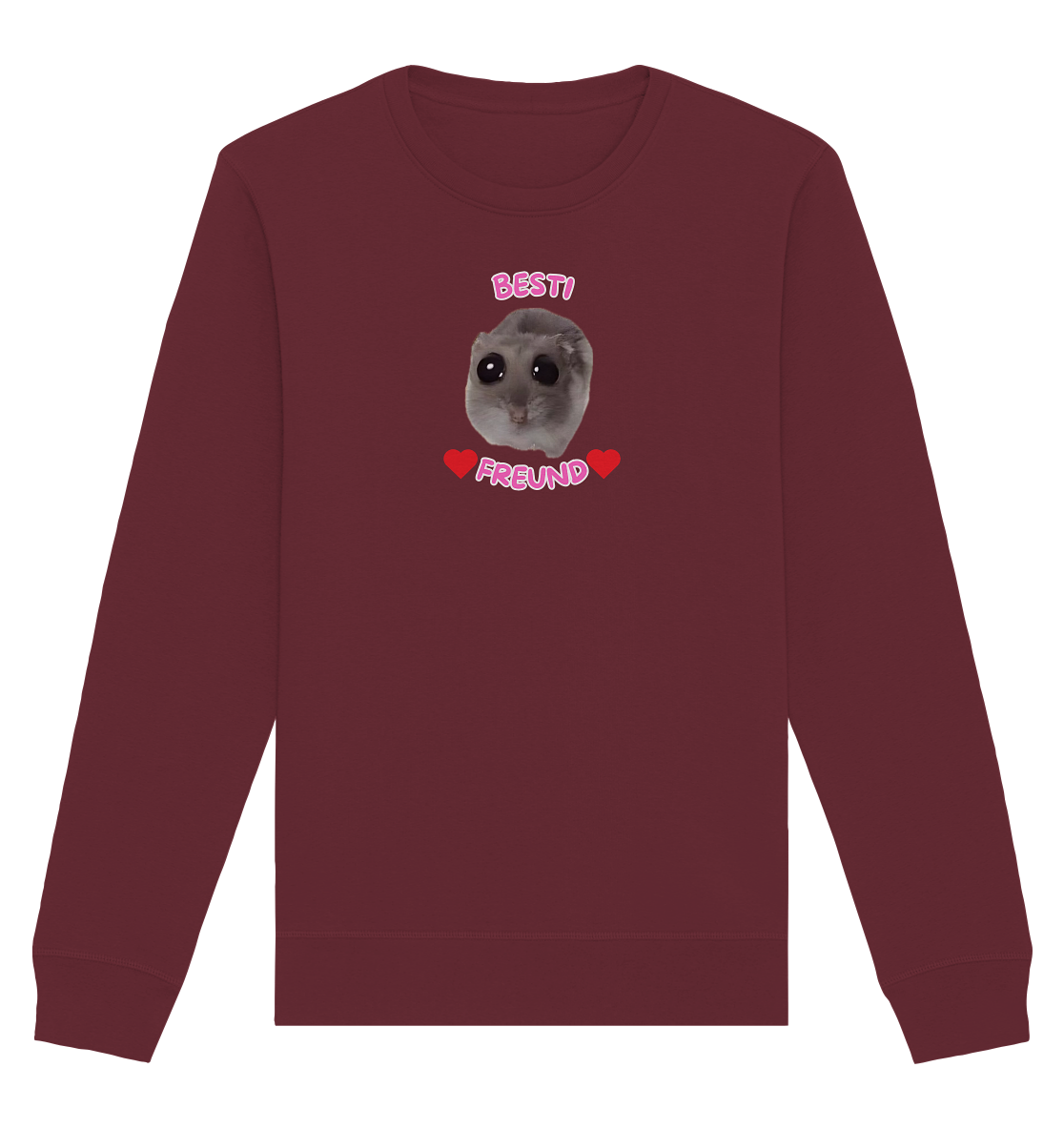 Besti Freund Hamsti - Organic Basic Unisex Sweatshirt
