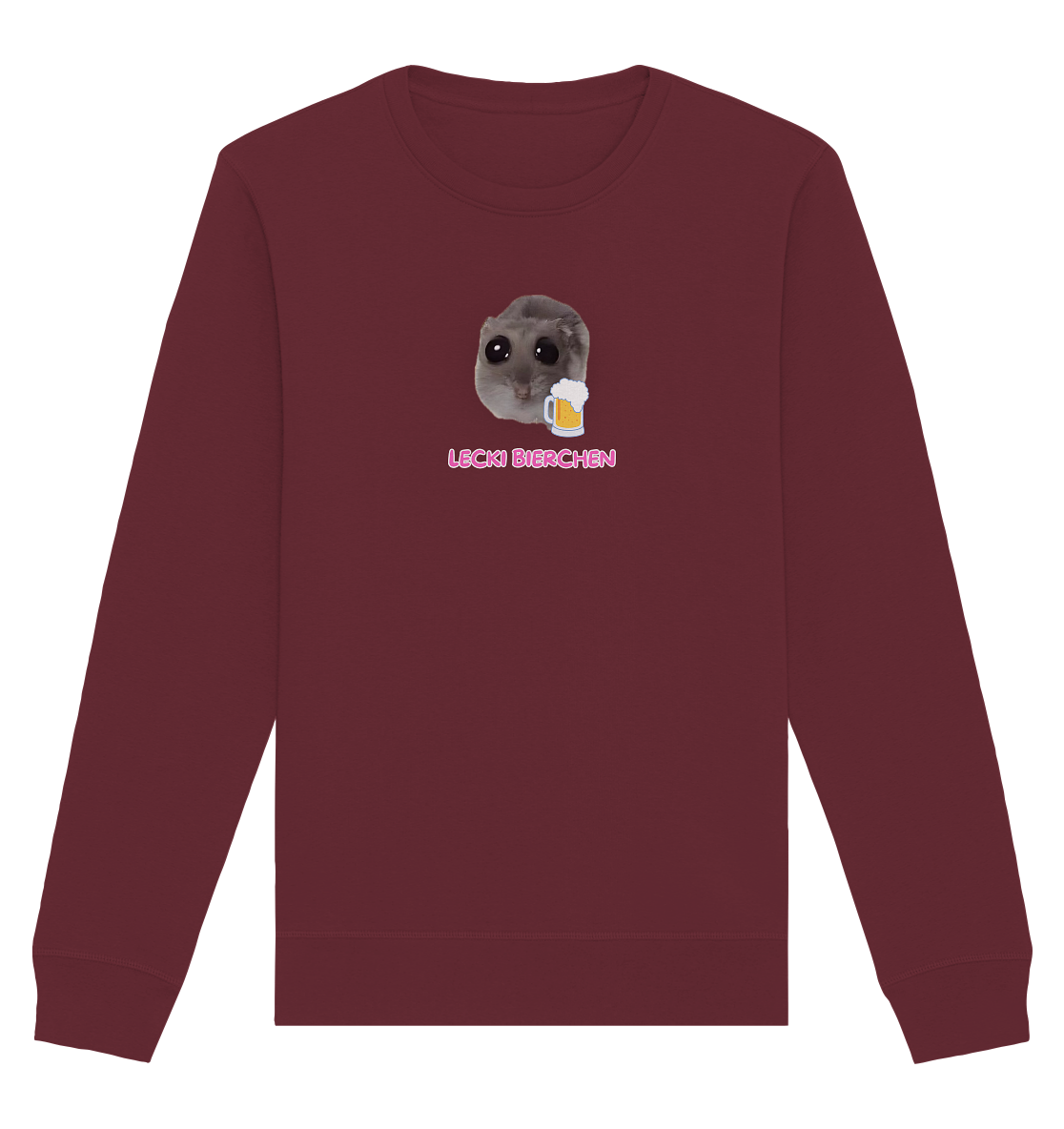 Lecki Bierchen Hamsti - Organic Basic Unisex Sweatshirt