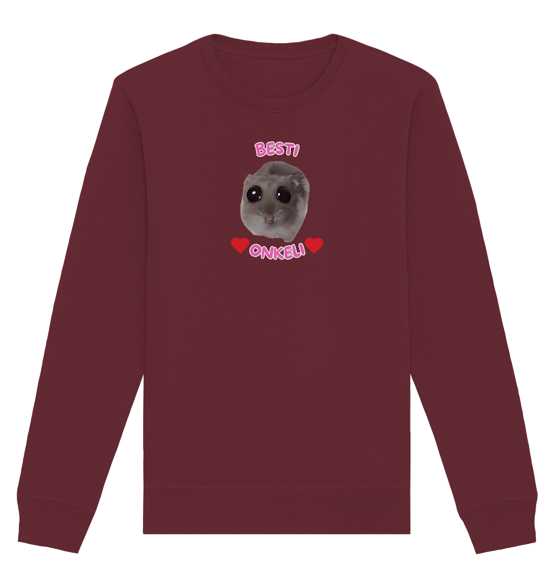 Besti Onkeli Hamsti - Organic Basic Unisex Sweatshirt