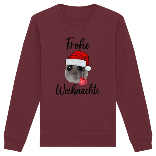 Frohe Weihnachti Hamsti - Organic Basic Unisex Sweatshirt