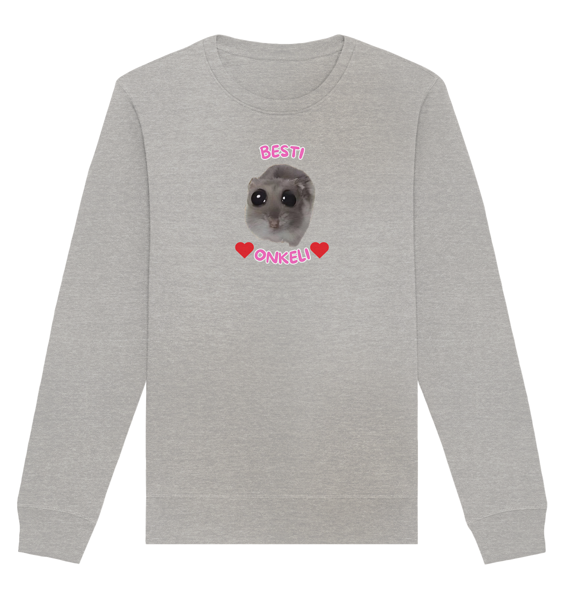 Besti Onkeli Hamsti - Organic Basic Unisex Sweatshirt