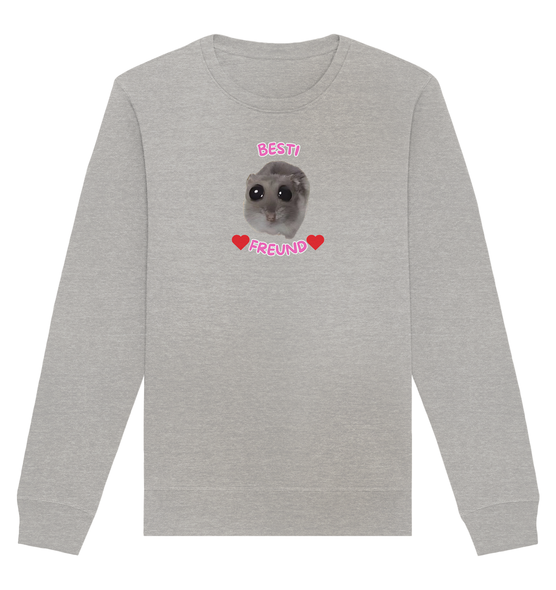 Besti Freund Hamsti - Organic Basic Unisex Sweatshirt
