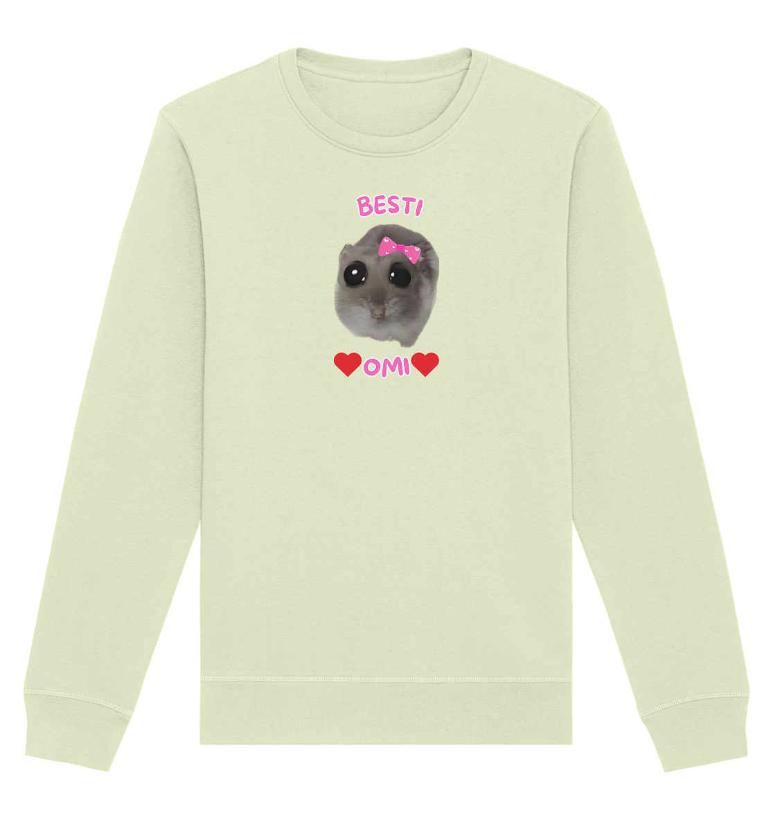 Besti Omi Hamsti - Organic Basic Unisex Sweatshirt