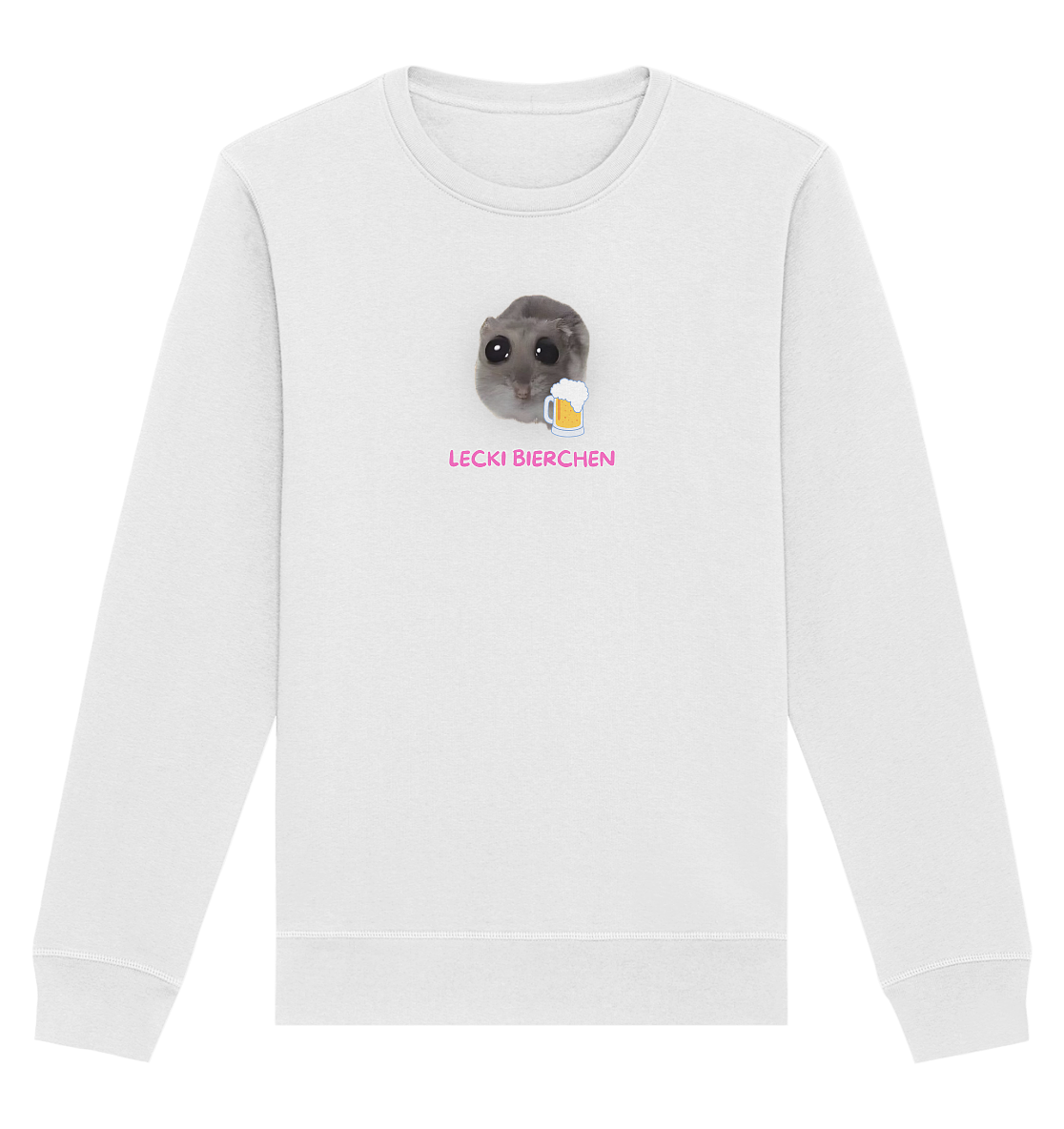 Lecki Bierchen Hamsti - Organic Basic Unisex Sweatshirt