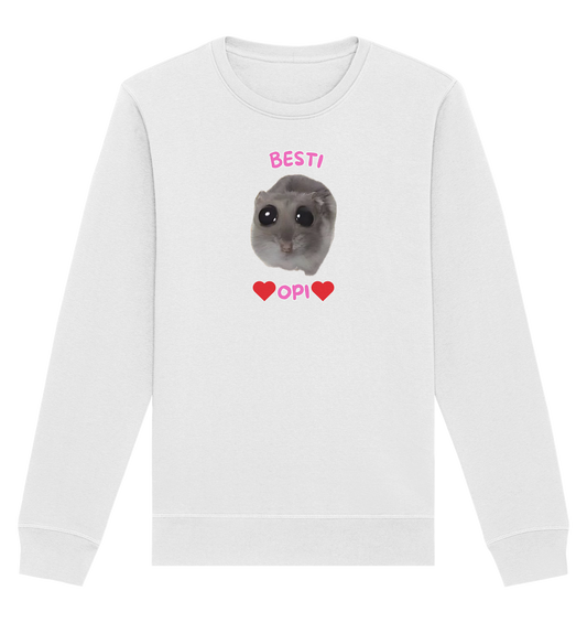 Besti Opi Hamsti Kopie - Organic Basic Unisex Sweatshirt