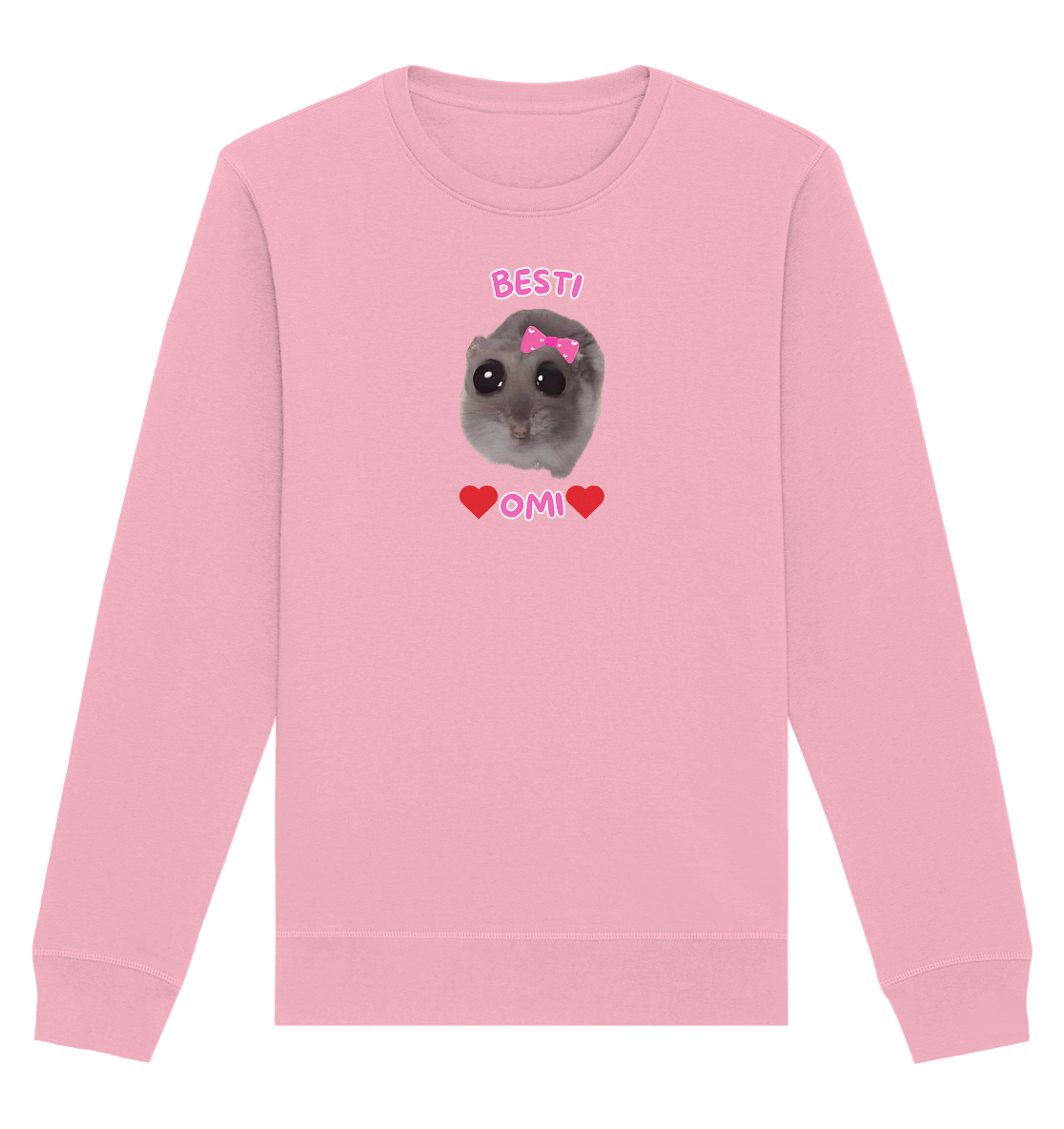 Besti Omi Hamsti - Organic Basic Unisex Sweatshirt