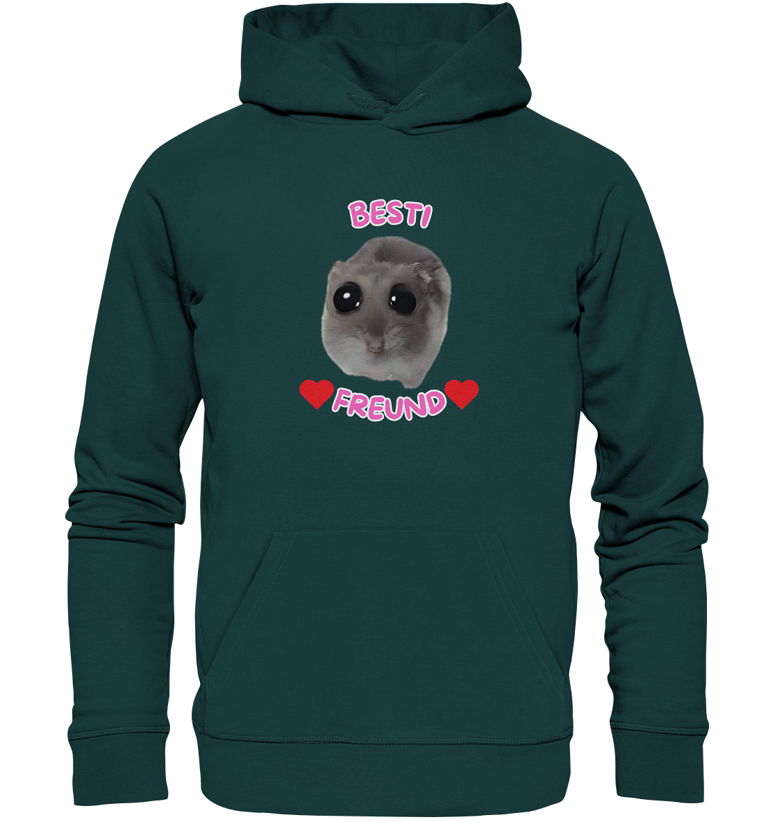 Besti Freund Hamsti - Organic Hoodie