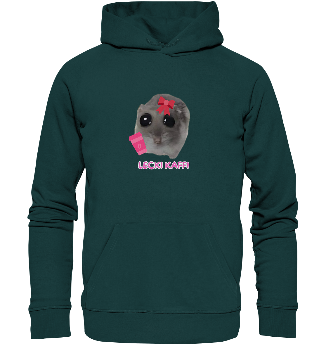 Lecki Kaffi Hamsti - Organic Hoodie