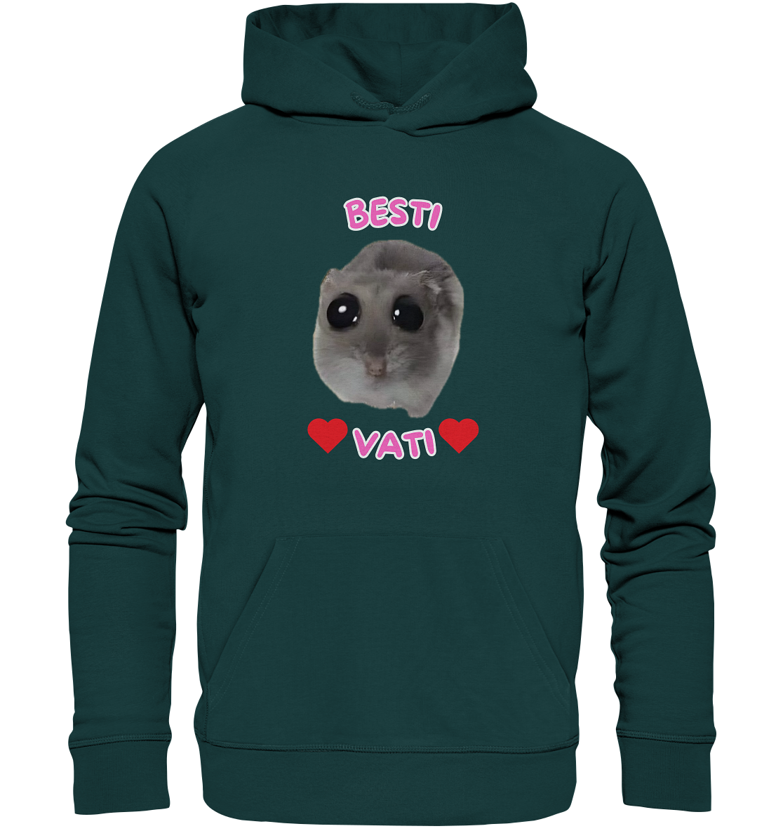 Besti Vati Hamsti Kopie - Organic Hoodie
