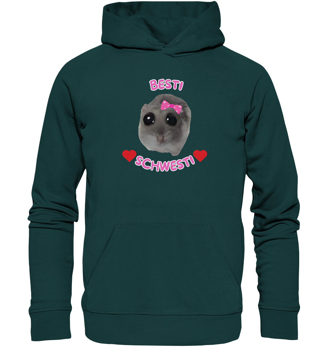 Besti Schwesti Hamsti - Organic Hoodie