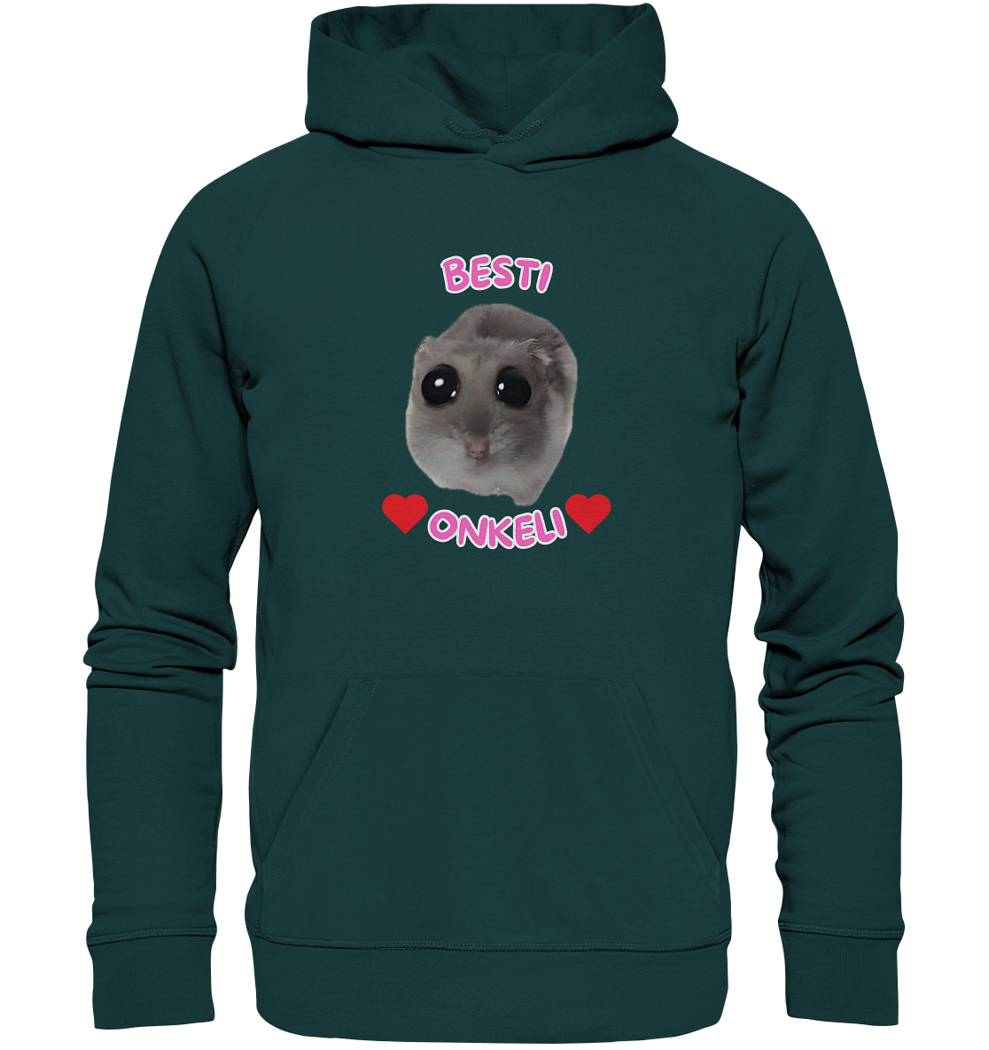 Besti Onkeli Hamsti - Organic Hoodie