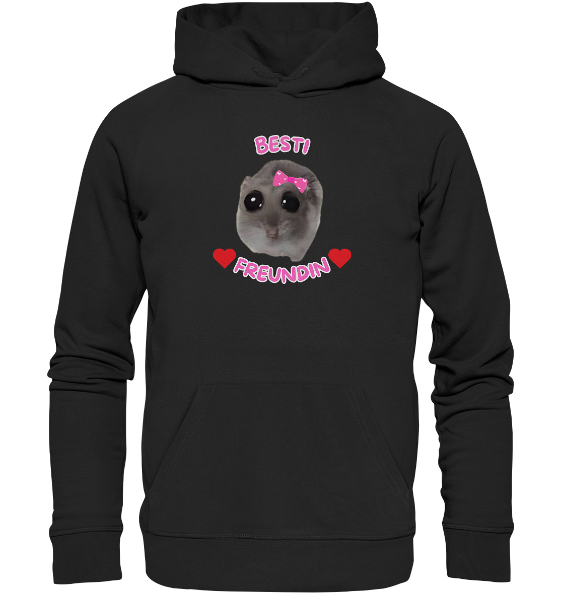 Besti Freundin Hamsti - Organic Hoodie