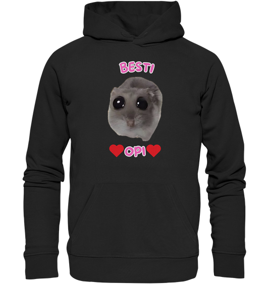 Besti Opi Hamsti Kopie - Organic Hoodie