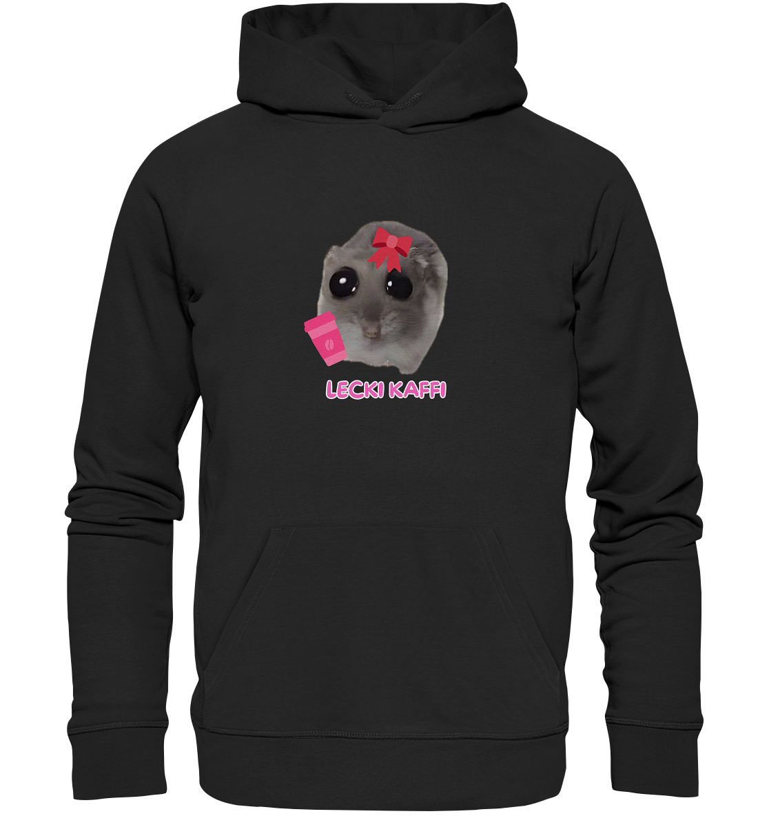 Lecki Kaffi Hamsti - Organic Hoodie