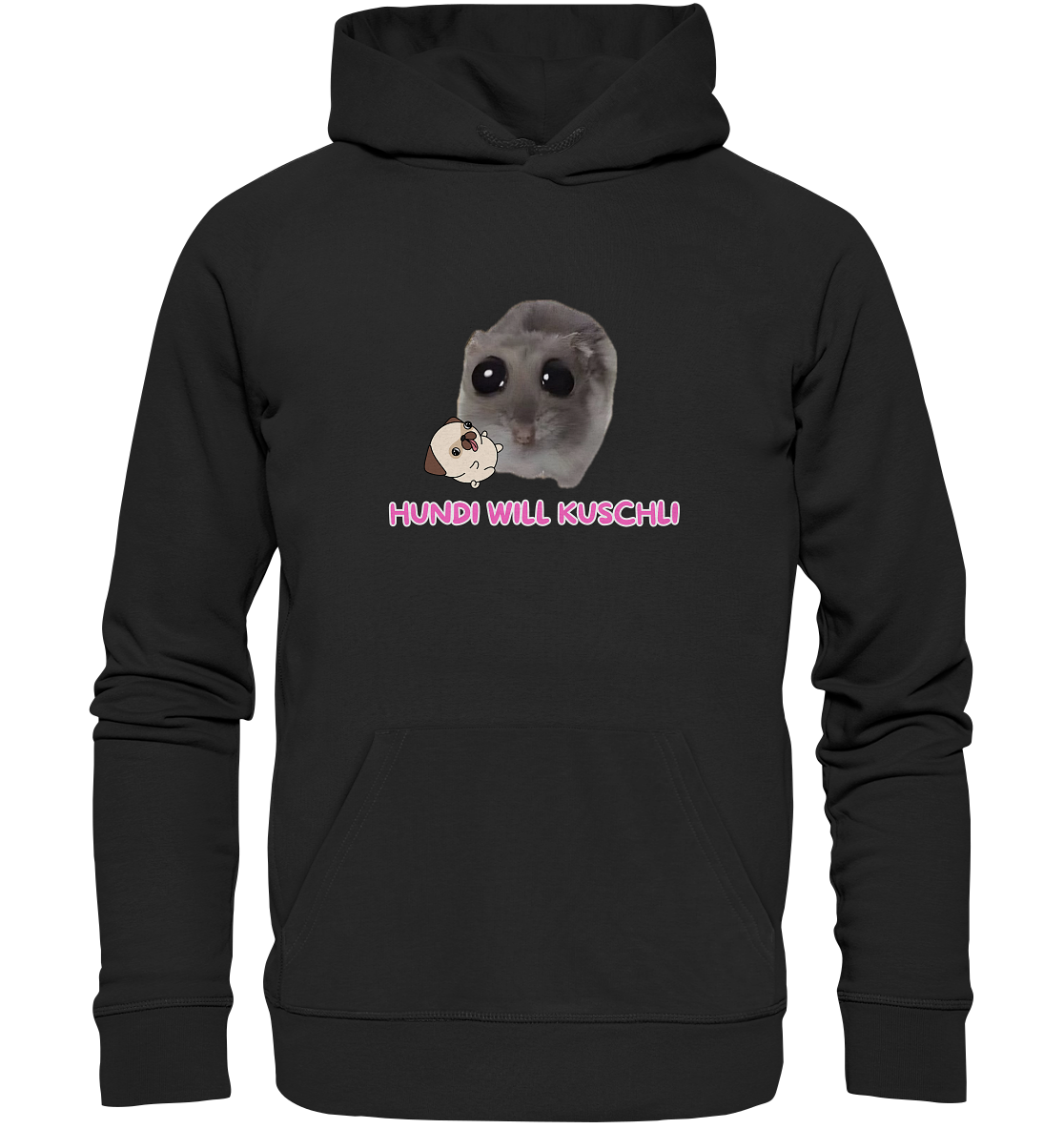 Hundi will Kuschli - Organic Hoodie