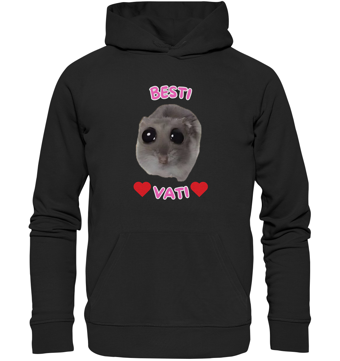 Besti Vati Hamsti Kopie - Organic Hoodie