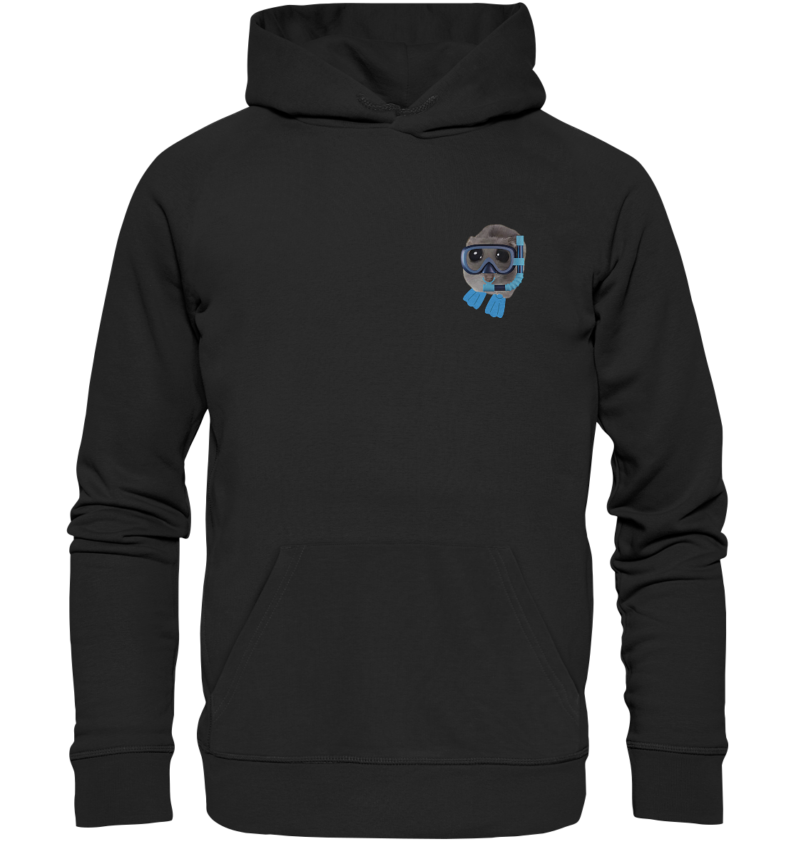 Taucher Hamsti - Organic Hoodie