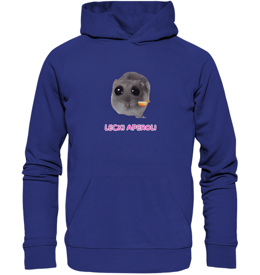 Lecki Aperoli Hamsti - Organic Hoodie