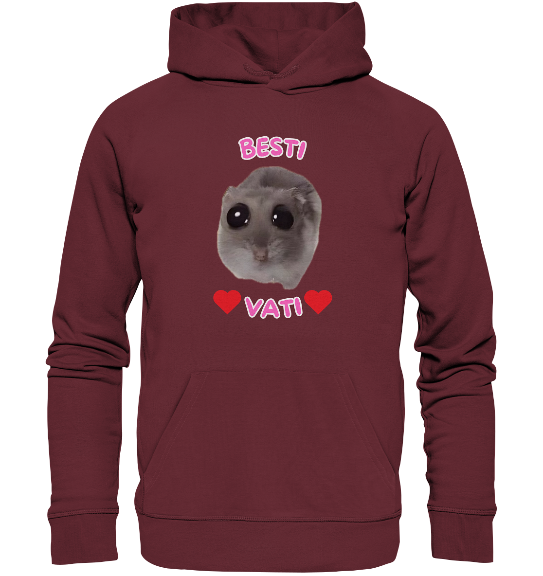 Besti Vati Hamsti Kopie - Organic Hoodie