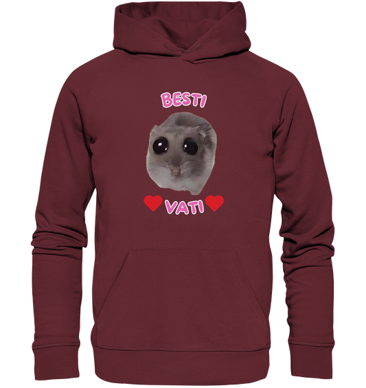 Besti Vati Hamsti Kopie - Organic Hoodie