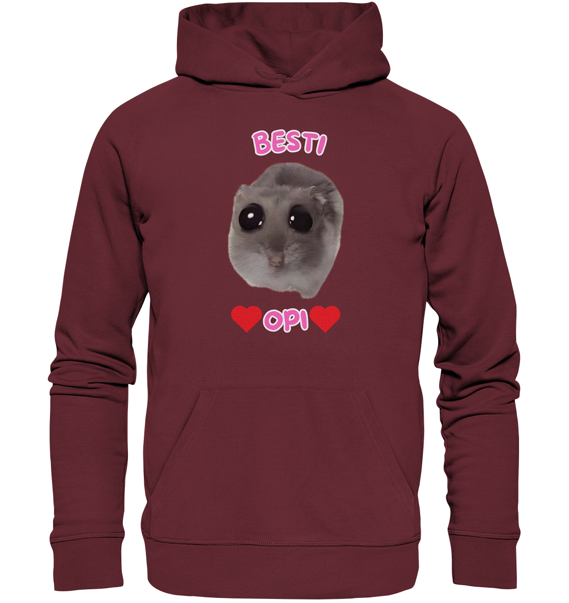 Besti Opi Hamsti Kopie - Organic Hoodie