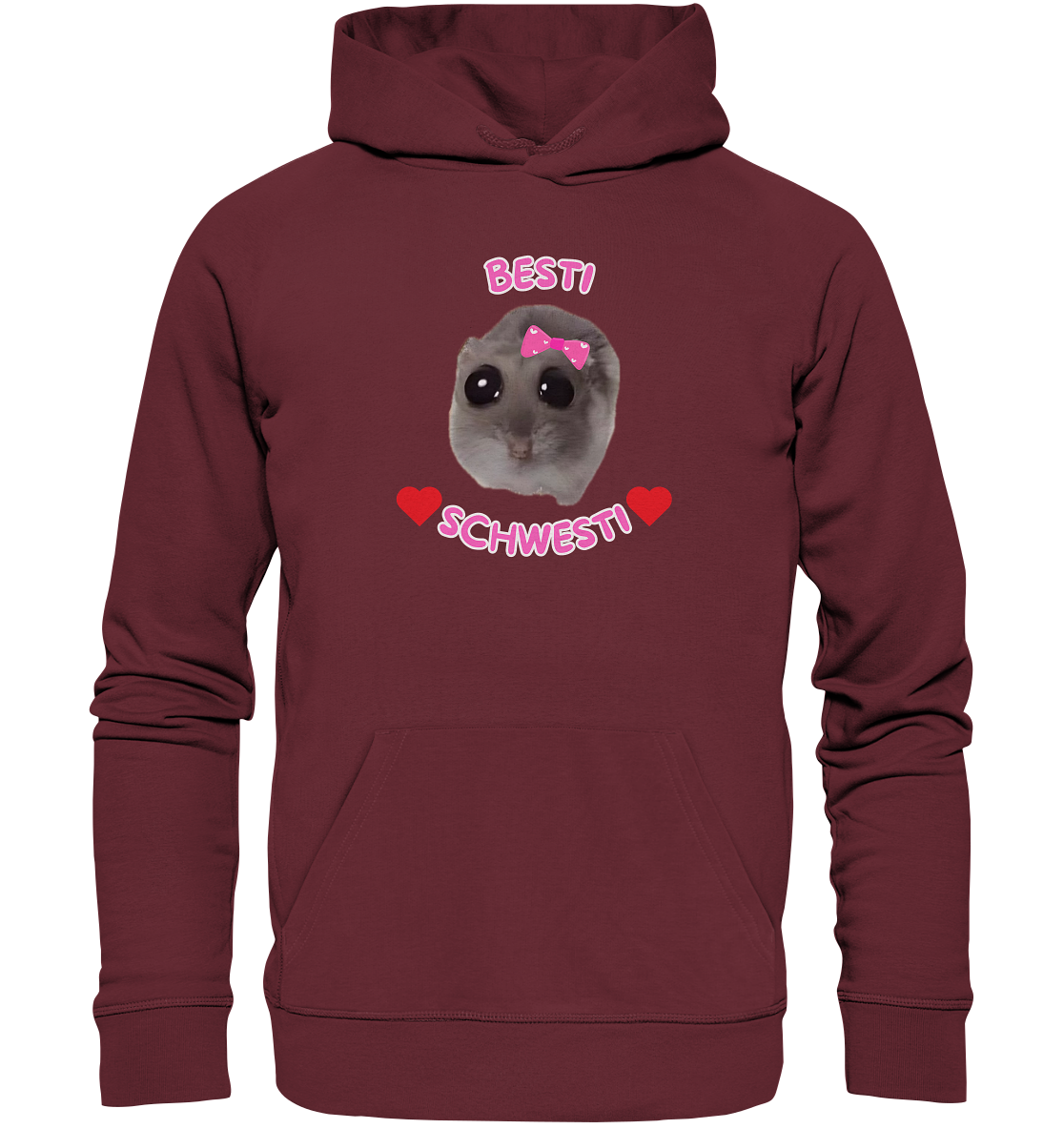 Besti Schwesti Hamsti - Organic Hoodie