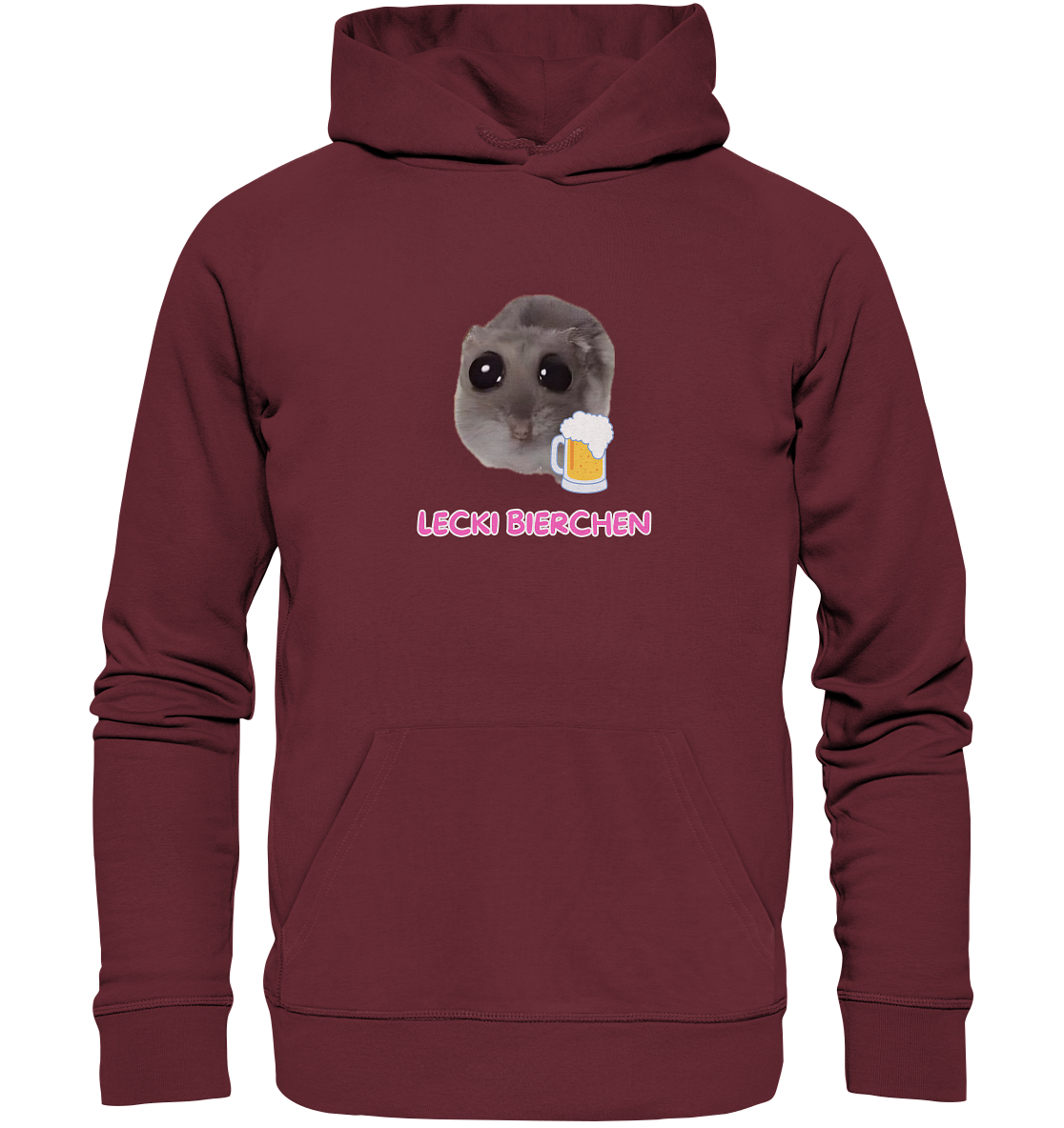 Lecki Bierchen Hamsti - Organic Hoodie