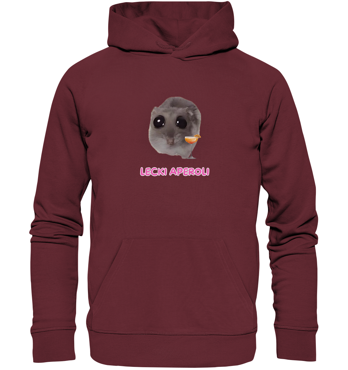 Lecki Aperoli Hamsti - Organic Hoodie