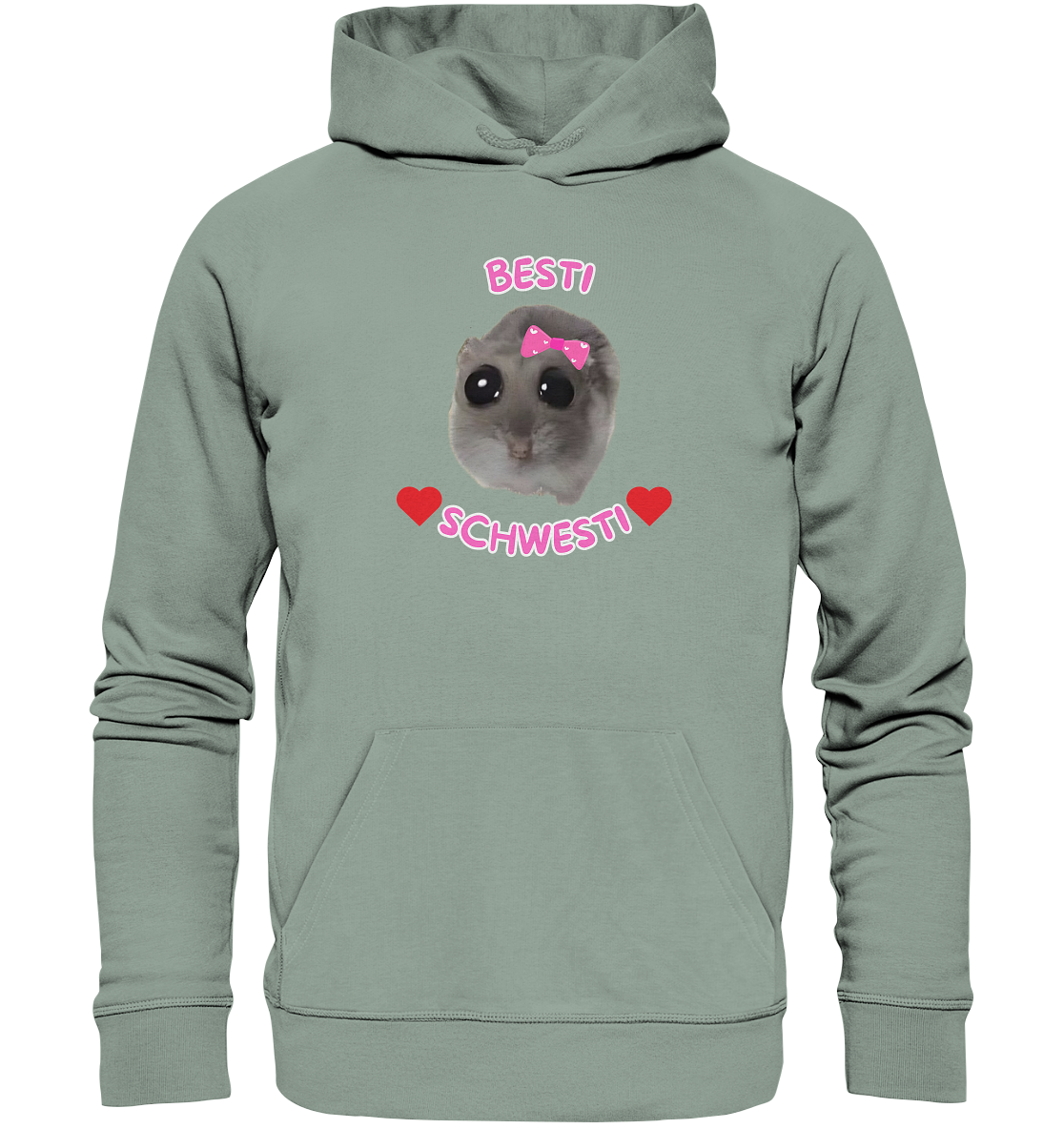 Besti Schwesti Hamsti - Organic Hoodie