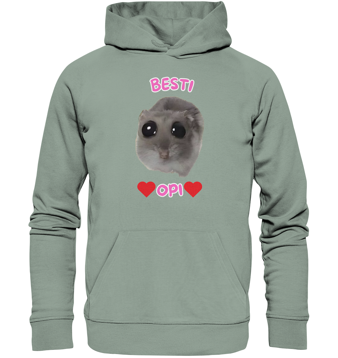 Besti Opi Hamsti Kopie - Organic Hoodie